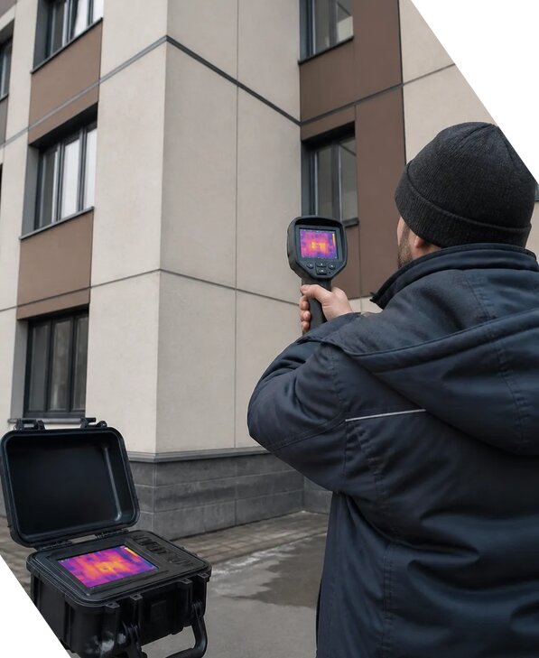 Тепловизионное обследование зданий и сооружений в Канаше